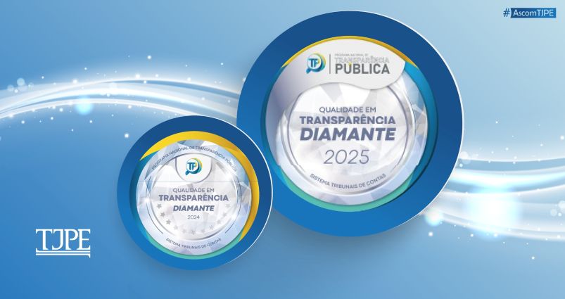 TJPE conquista Selo Diamante no Programa Nacional de Transparência Pública pela segunda vez