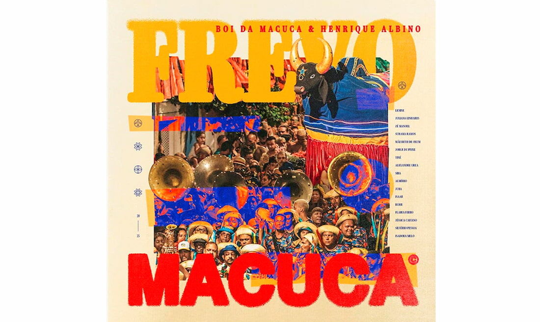 Capa do álbum "Frevo Macuca", lançado nas plataformas de música nesta quinta-feira (11)