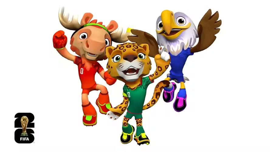 Mascotes da Copa do Mundo de 2026