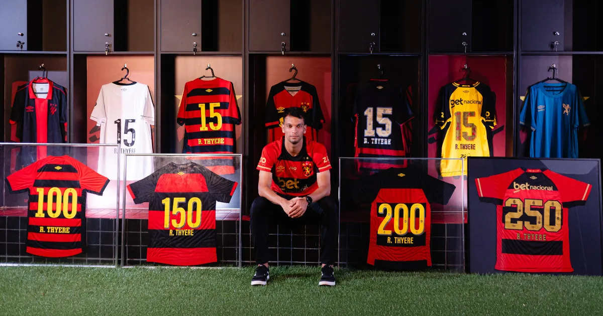 Rafael Thyere chegou ao Sport em 2019 e permaneceu no clube por seis temporadas