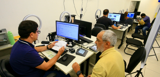 Tribunal realiza o atendimento de eleitores