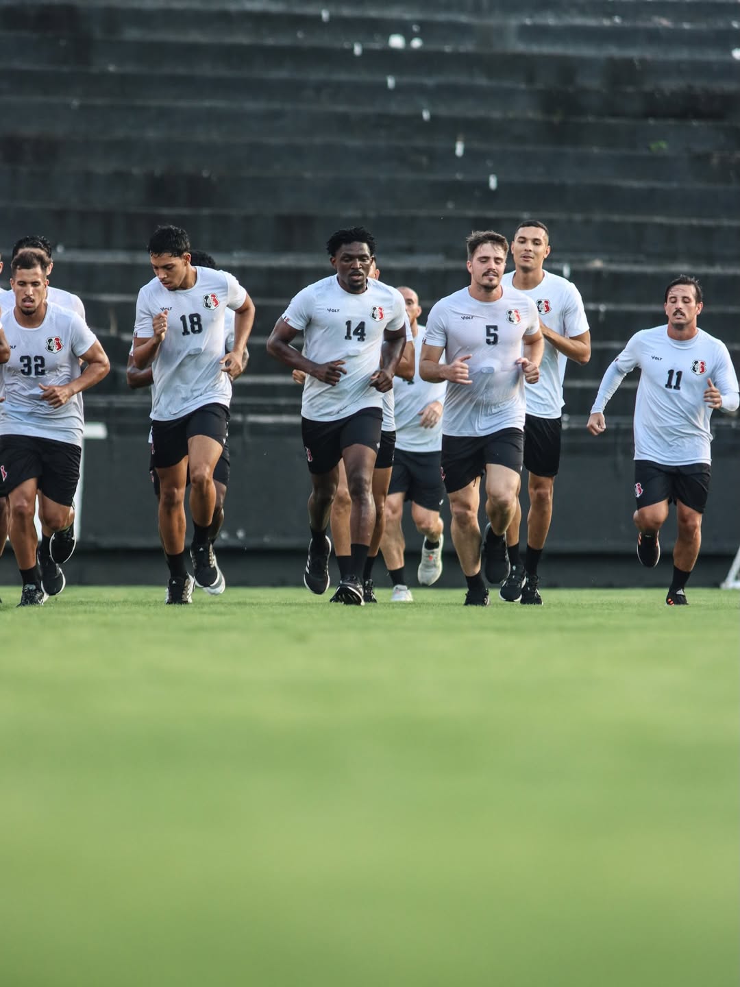 Treino do Santa Cruz na pré-temporada 2026