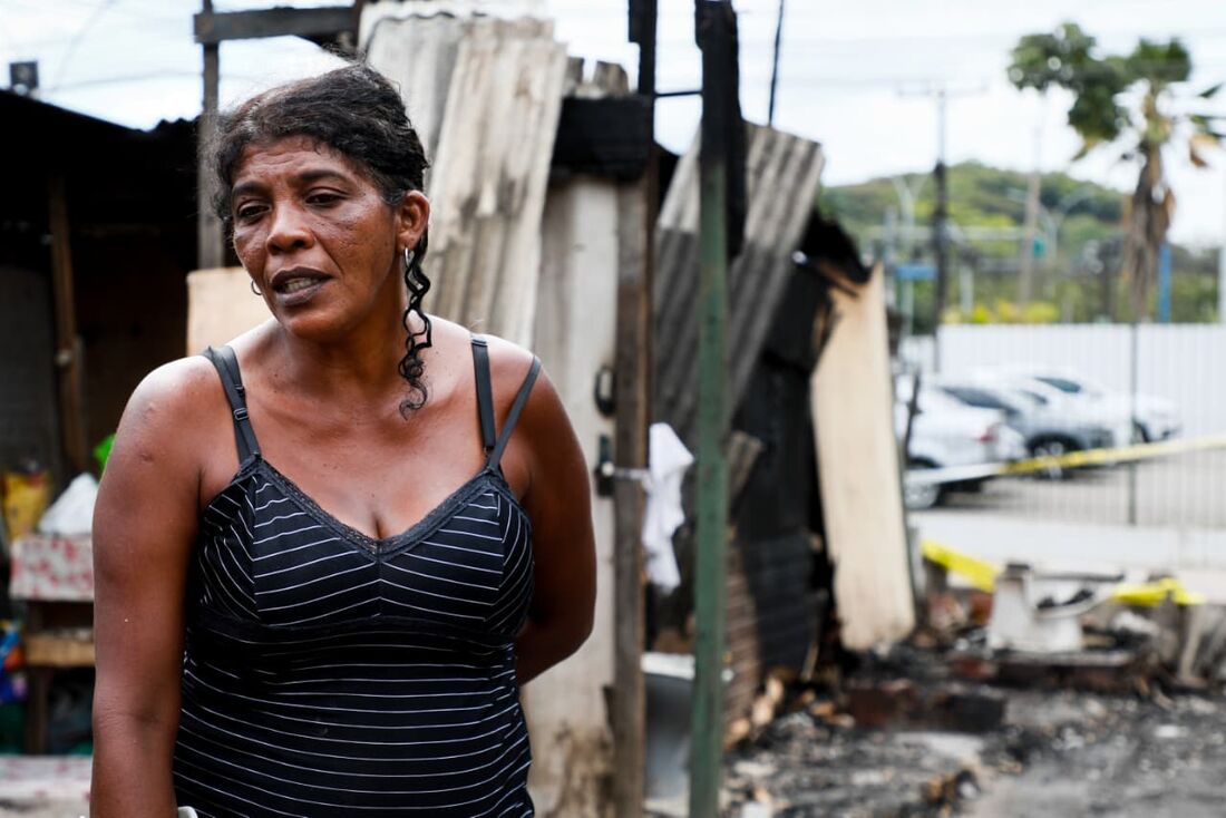 Cristiana Severina da Silva, 49 anos, moradora da comunidade