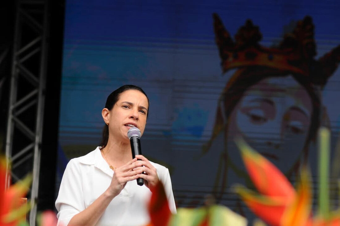 Governadora Raquel Lyra falou sobre reconstrução do Santuário no Morro da Conceição