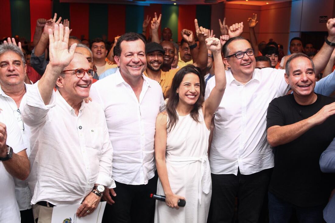 Encontro de lideranças do Avante com a governadora Raquel Lyra.