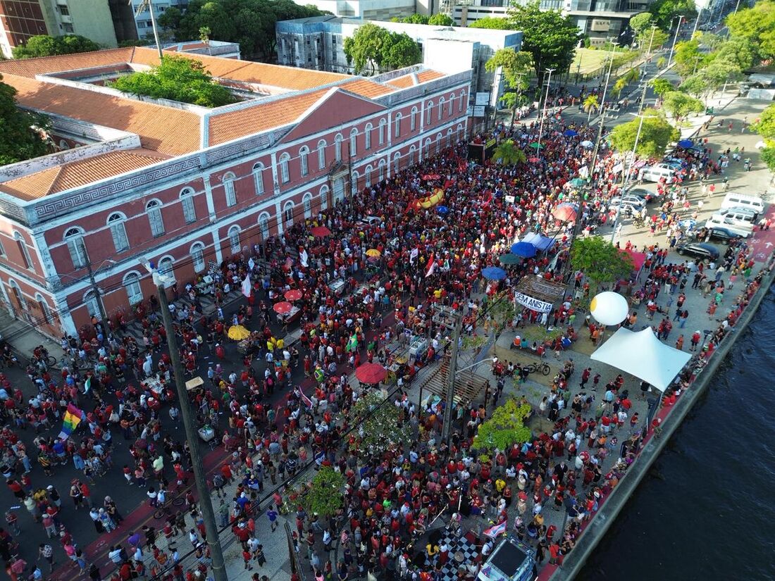 Ato "Sem Anistia para golpistas".