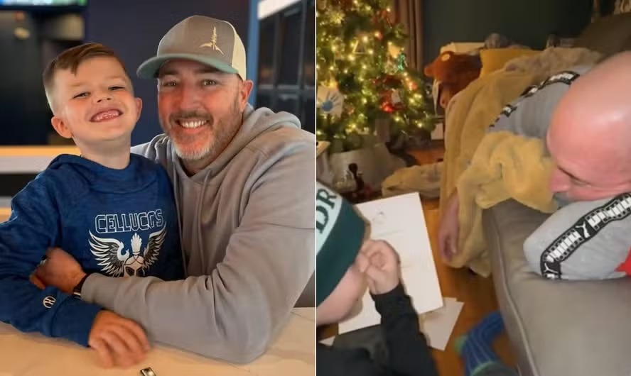 Rich McMahon e seu filho, Richie