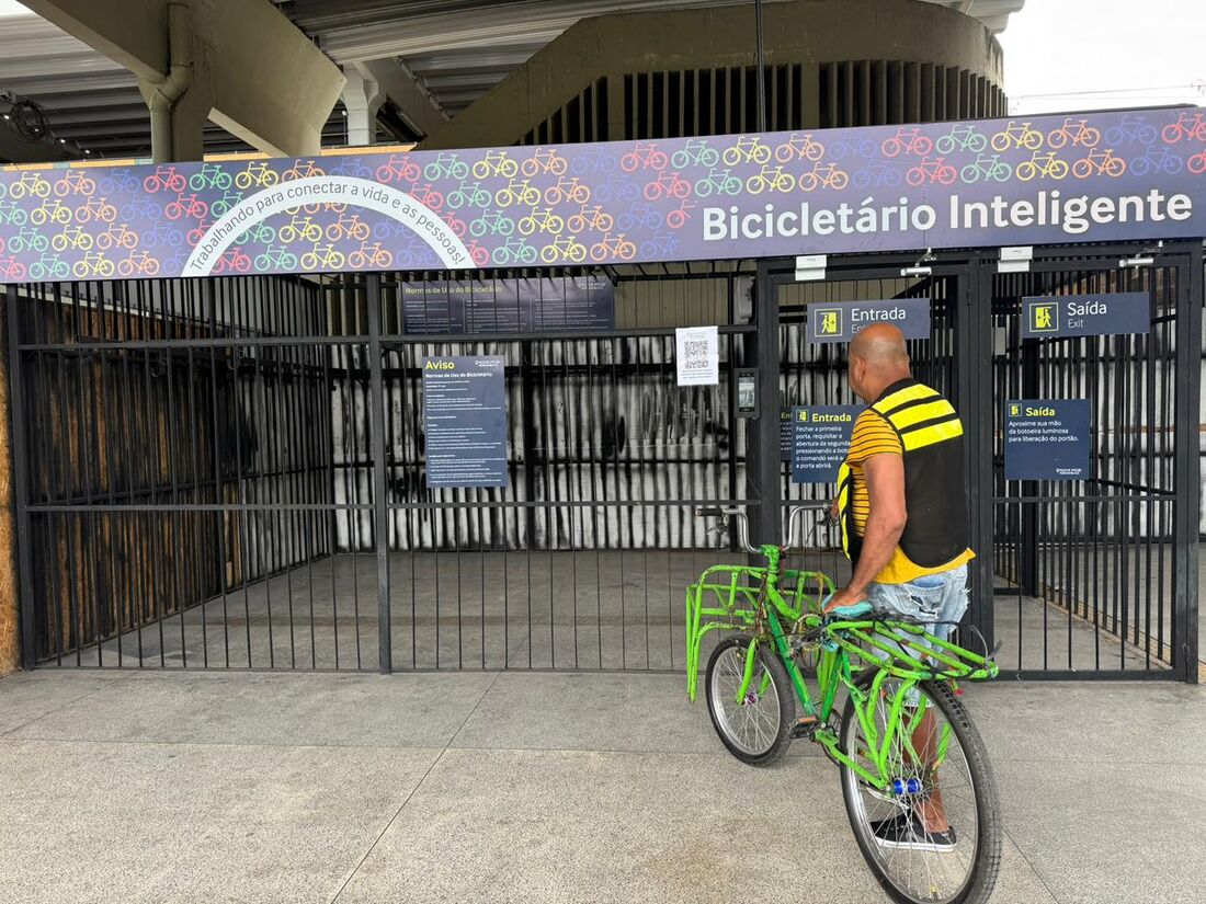 Com a novidade, o TI Barro se torna o sexto terminal do sistema a contar com bicicletário inteligente