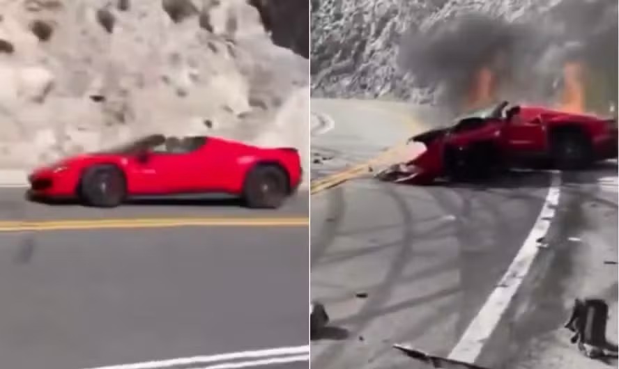 Vince Zampella: vídeo mostra momento em que Ferrari dirigida por criador de 'Call of Duty' bate e pega fogo nos EUA 