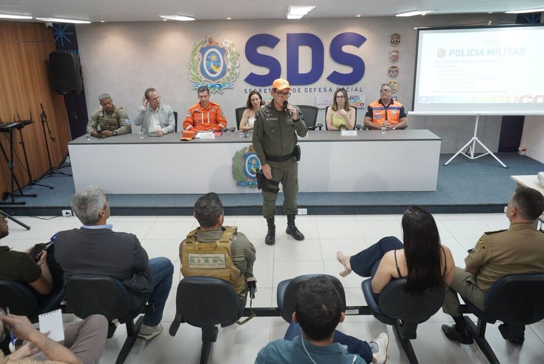 Secretaria de Defesa Social de Pernambuco divulgou os detalhes da Operação Réveillon 2026