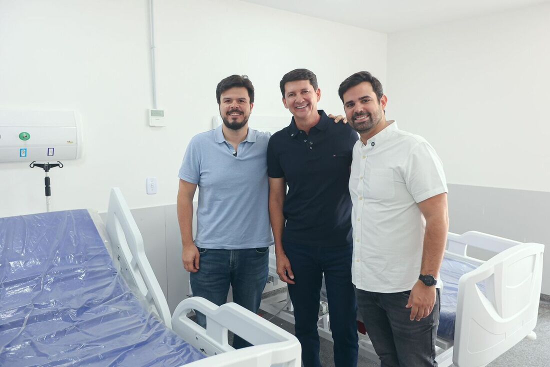 Prefeito Simão Dueire e deputado Fernando Filho