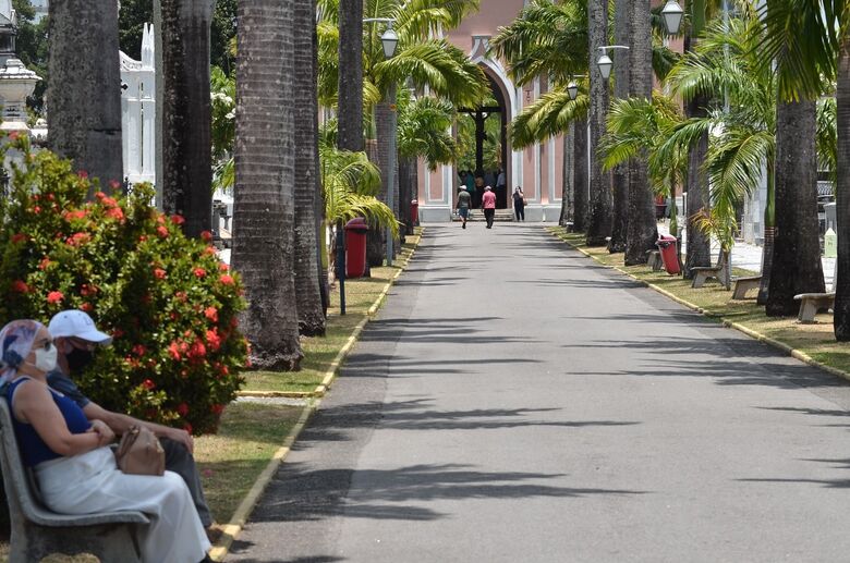 Cemitérios terão programação diferente por conta da pandemia (Foto: Arthur Mota/Folha de Pernambuco)