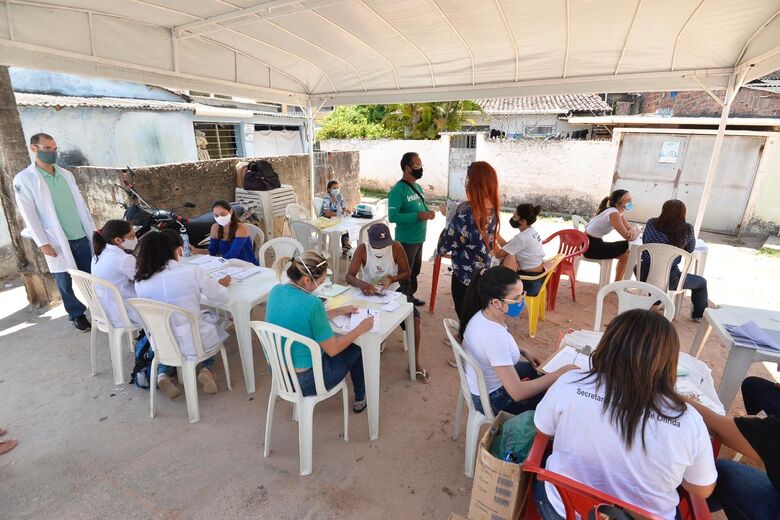 Mutirão de saúde em Olinda (Foto: Rafael Furtado/Folha de Pernambuco)