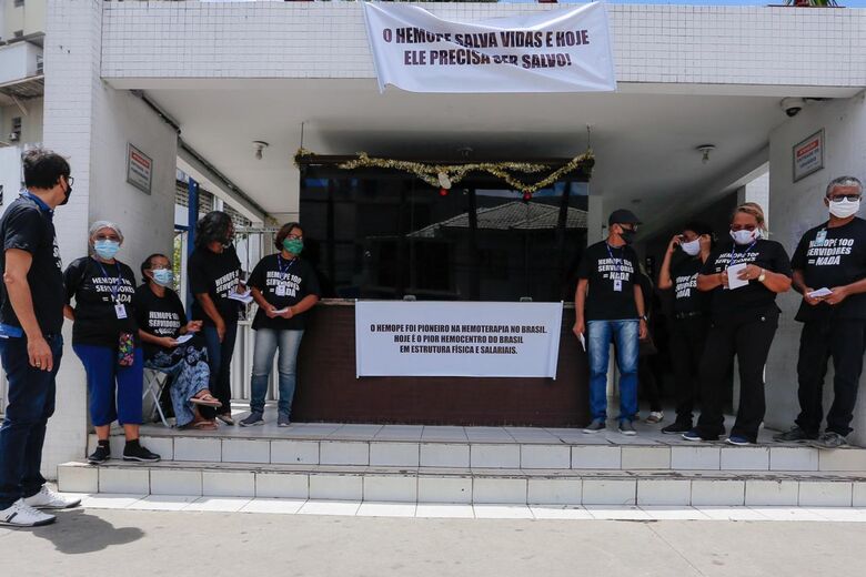 Campanha no Hemope celebra Semana Nacional do Doador de Sangue. Fotos: Alexandre Aroeira/Folha de Pernambuco