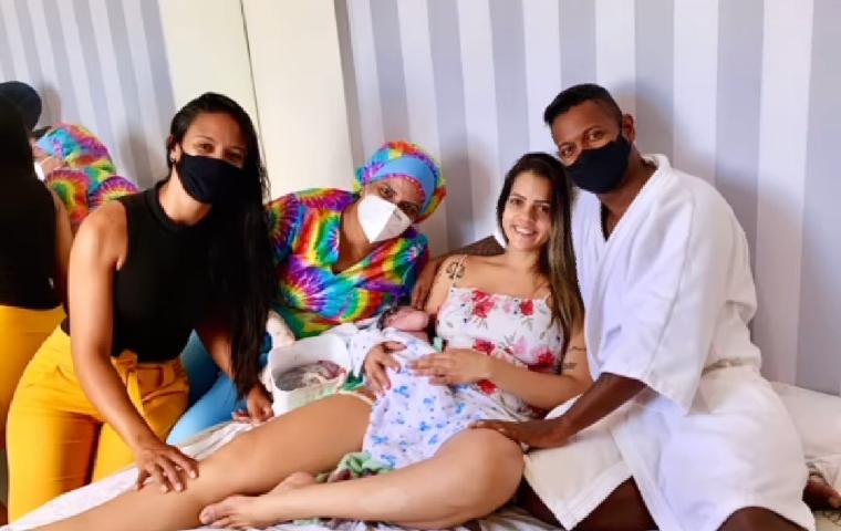 Sheldon e Rachel Barros, pais do Sheldon Jr. / Fotos: Divulgação