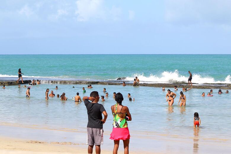 Praias do Recife neste domingo (4) |  Foto: Ed Machado/Folha de Pernambuco