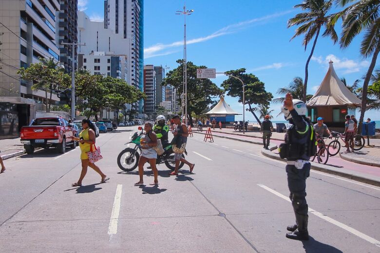 Zona Sul do Recife neste domingo (13) | Foto: Arthur de Souza/Folha de Pernambuco