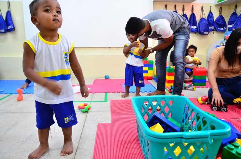 Volta às aulas na Educação Infantil do Recife (Foto: Arthur Mota/Folha de Pernambuco)