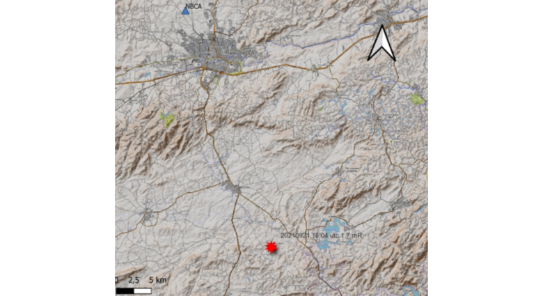Já o segundo evento sísmico ocorreu em Agrestina (Arte: Divulgação/LabSis/UFRN)