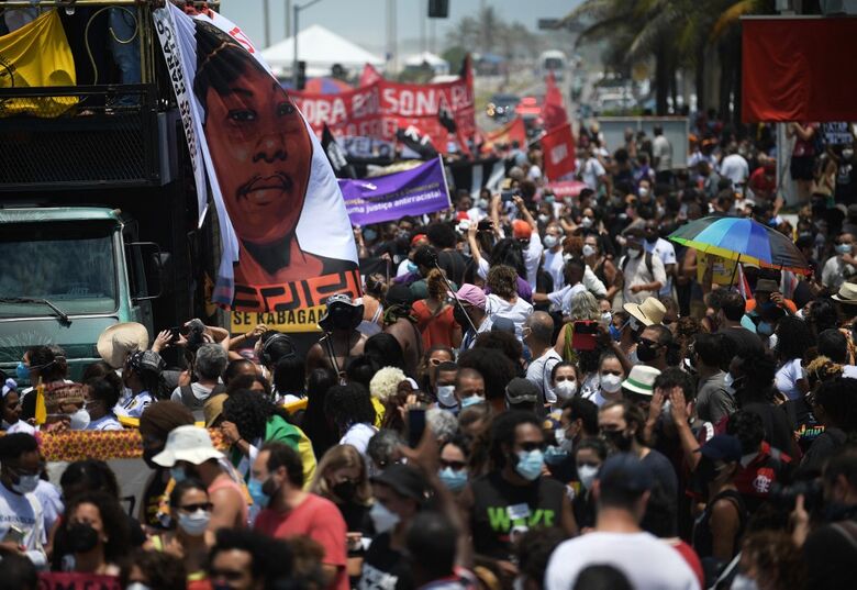 Protesto no Rio - Foto: Carl de Souza/AFP
