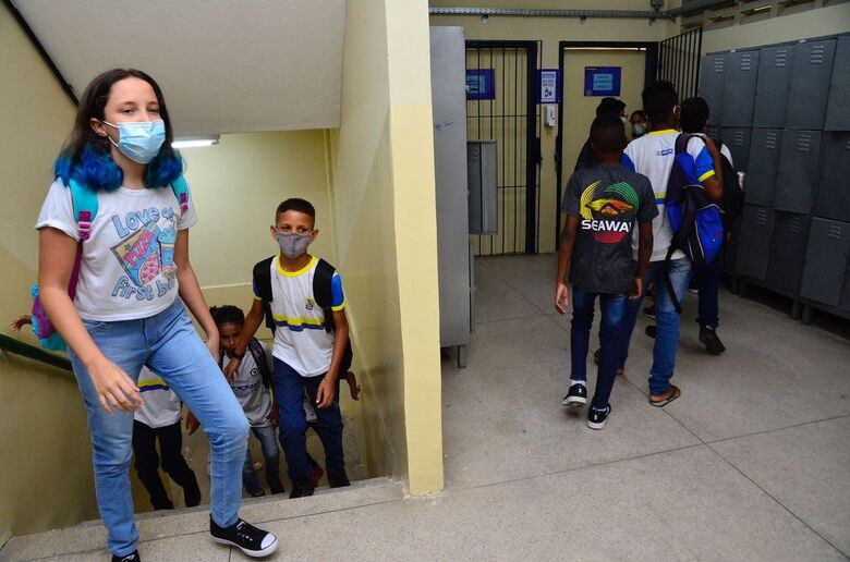 Retorno às aulas na Rede Municipal do Recife - Foto: Arthur Mota/Folha de Pernambuco