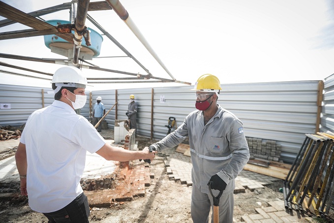 Obras dos novos quiosques da orla do Recife são iniciadas. Foto: Rodolfo Loepert/ PCR Imagem