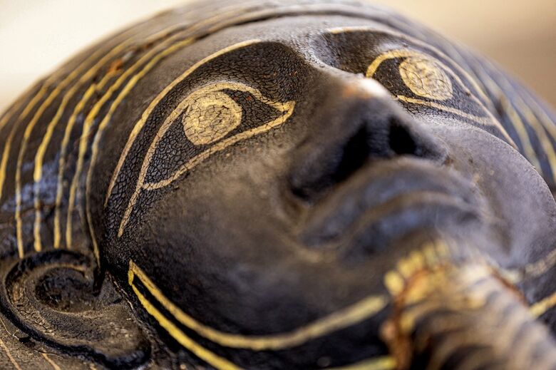 Descoberta em Saqqara, no Egito - Foto: Khaled Desouki / AFP