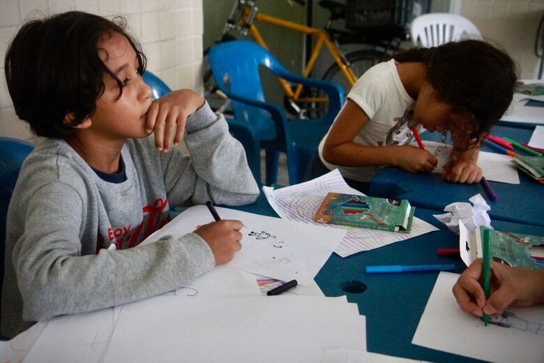Abrigo na Escola de Referencia em Ensino Médio Saturnino de Brito. Foto: Melissa Fernandes/ Folha de Pernambuco