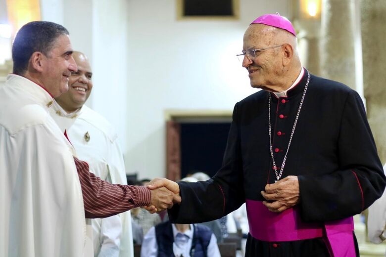 Celebração dos 75 anos de Dom Fernando Saburido. Foto: Ed Machado/Folha de Pernambuco