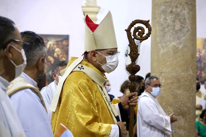 Celebração dos 75 anos de Dom Fernando Saburido. Foto: Ed Machado/Folha de Pernambuco