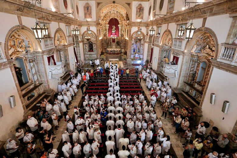 Missa de Corpus Christi no Recife (Foto: Alexandre Aroeira/Folha de Pernambuco)