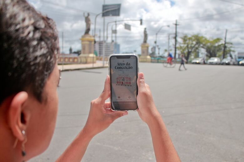 Estrutura possibilita conhecer o Arco da Conceição. Foto: Marconi Meireles/Folha de Pernambuco