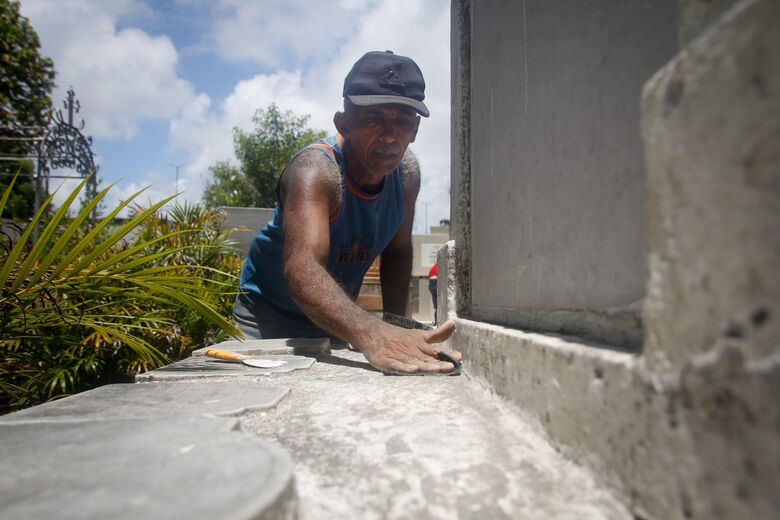 Cemitério de Santo Amaro. Foto: Melissa Fernandes/ Folha de Pernambuco