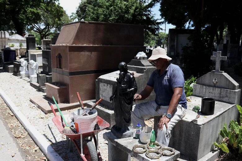 Cemitério de Santo Amaro. Foto: Júnior Soares/ Folha de Pernambuco