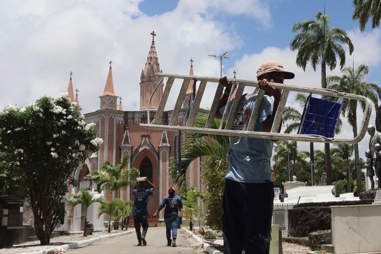Cemitério de Santo Amaro. Foto: Júnior Soares/ Folha de Pernambuco