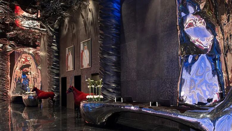 Lobby do hotel - Divulgação / Hotel Banyan Tree Doha