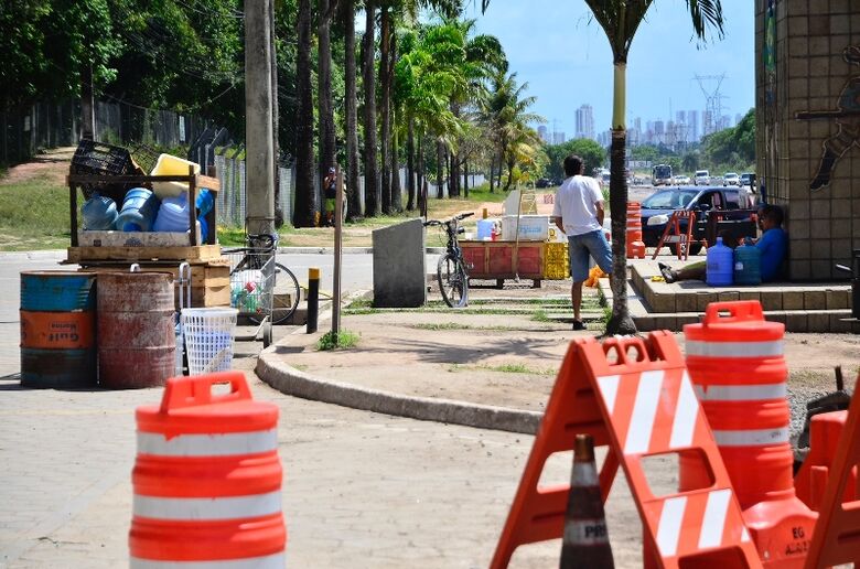 Local onde ficava acampamento bolsonarista no Recife | Arthur Mota/Folha de Pernambuco