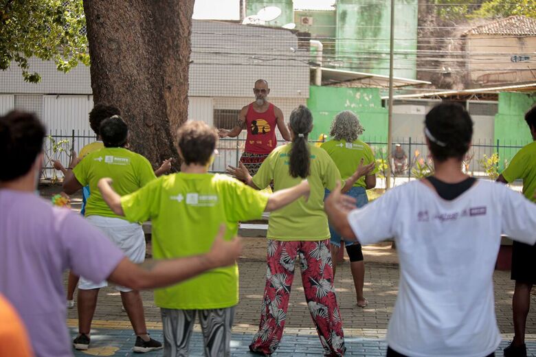 A iniciativa, aberta ao público, faz alusão à campanha do Janeiro Branco. Foto: Alexandre Aroeira / Folha de Pernambuco