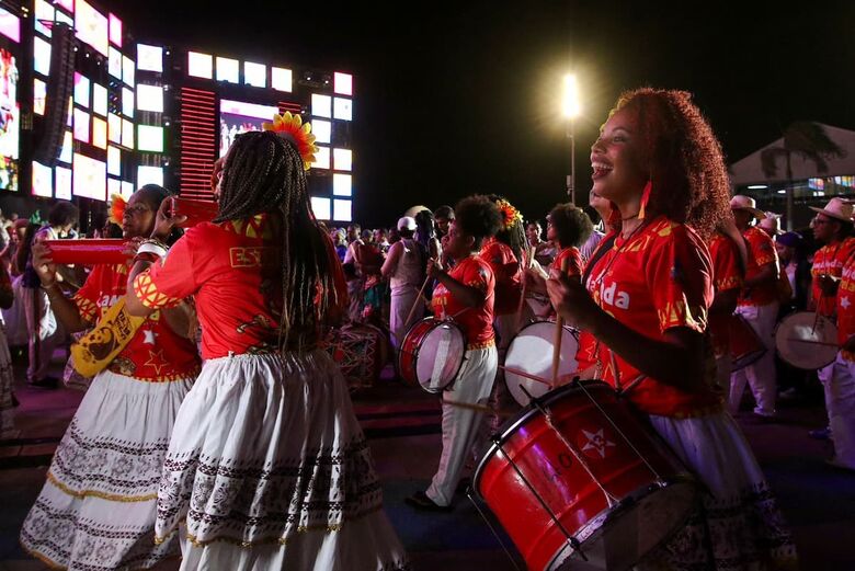 Tumaraca - Encontro das Nações de Maracatu, no Marco Zero | Foto: Ed Machado/Folha de Pernambuco
