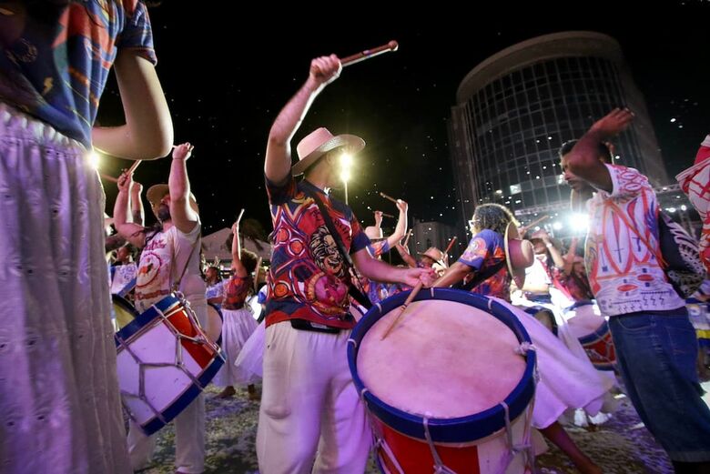 Tumaraca - Encontro das Nações de Maracatu, no Marco Zero | Foto: Ed Machado/Folha de Pernambuco