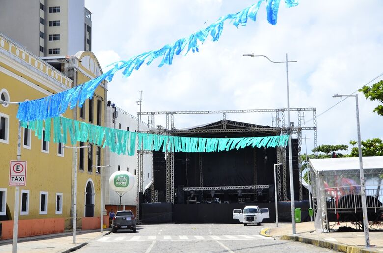 Decoração de Carnaval do Recife. Foto: Arthur Mota/Folha de Pernambuco
