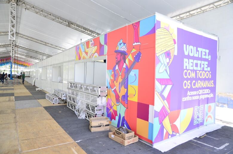 Decoração de Carnaval do Recife. Foto: Arthur Mota/Folha de Pernambuco