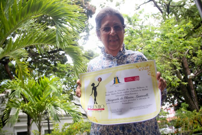 Margarida Cantarelli - Foto: Melissa Fernandes/Folha de Pernambuco