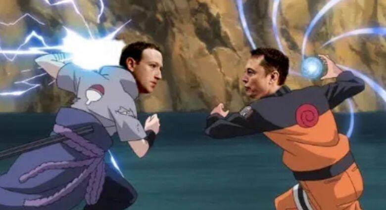 O dono do Twitter afirmou na rede social que toparia encarar o CEO da Meta (Foto: Reprodução/Twitter)