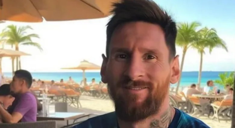 Fotos de Lionel Messi em Miami feitas com Inteligência Artificial viralizam // Foto: Reprodução