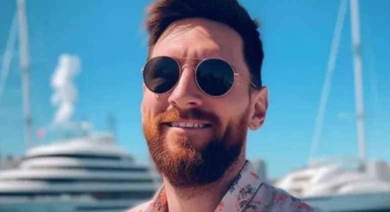 Fotos de Lionel Messi em Miami feitas com Inteligência Artificial viralizam // Foto: Reprodução