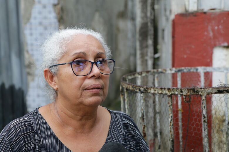 Mariluce da Silva, cunhada da vítima - Foto: Arthur Mota/Folha de Pernambuco