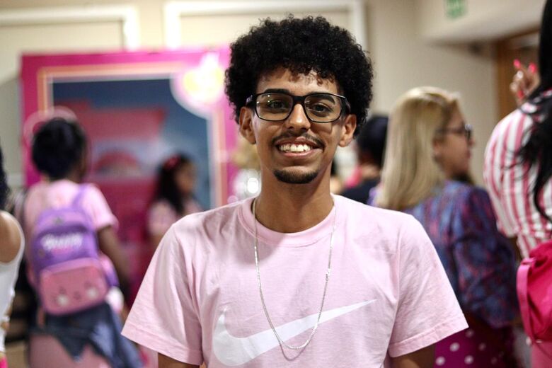 Estreia de Barbie no Cinema Kinoplex do Shopping Boa Vista. Na foto, Jeferson Carlos da Silva Filho. Fotografia: Júnior Soares/ Folha de Pernambuco
