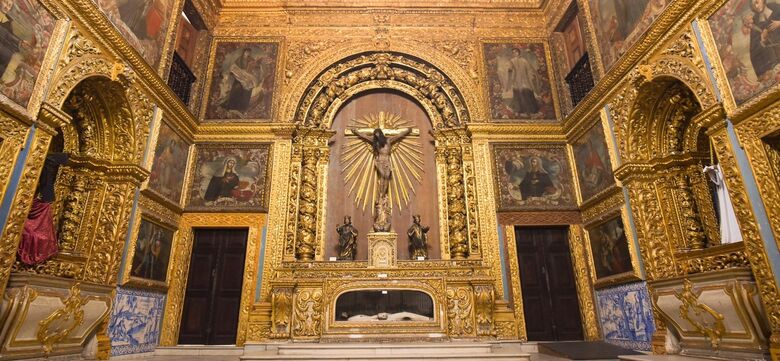 Capela Dourada -  Foto: Alfeu Tavares/Folha de Pernambuco