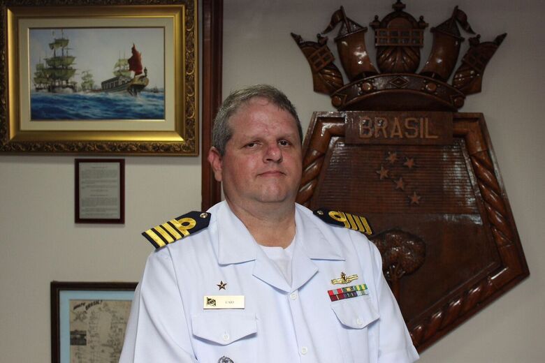 Caio Cardoso, Capitão de Mar e Guerra da Marinha do Brasil - Foto: Clarice Melo/Folha de Pernambuco